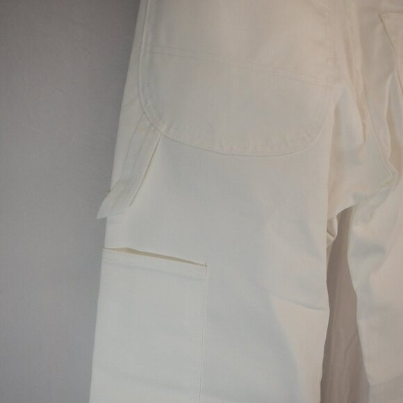 New Without Tag Dickies White Carpenter Pants Size 32x30 - Picture 6 of 12